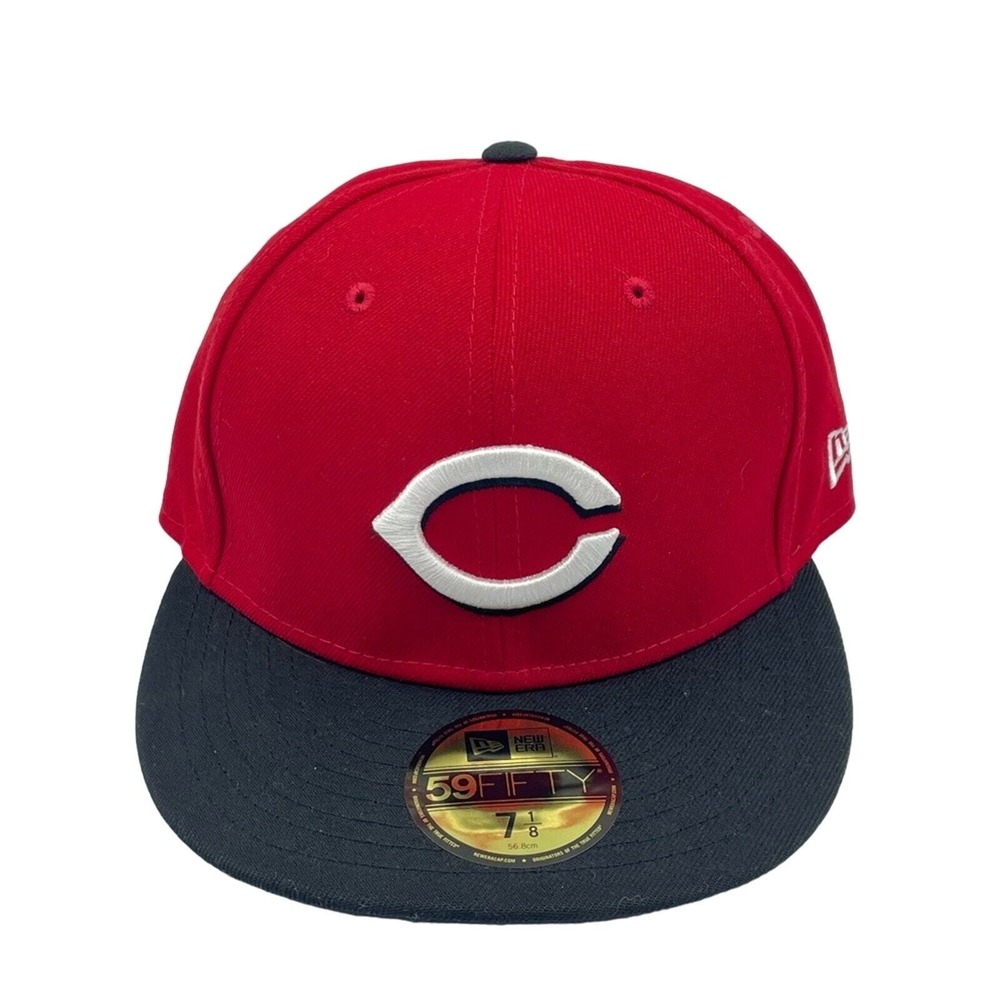 New‎ Era 59Fifty Cincinnati Reds Fitted Hat/Cap Sz 7 1/8 NEW